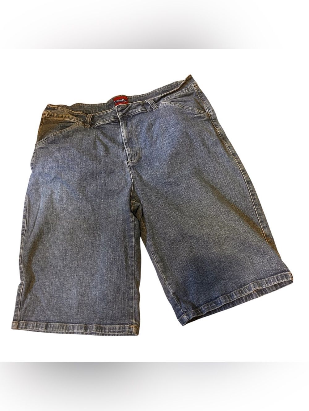 Vintage baggy denim jorts jean shorts 1990s 2000s Y2K Streetwear 16W